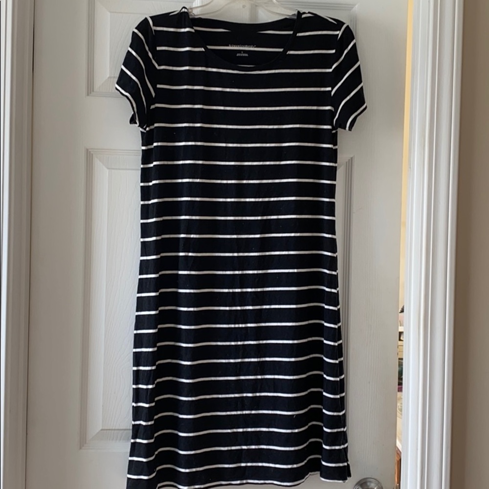 Stripped t shirt dress